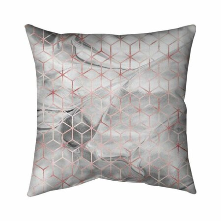 BEGIN HOME DECOR 26 x 26 in. Symmetry-Double Sided Print Indoor Pillow 5541-2626-PA1-2